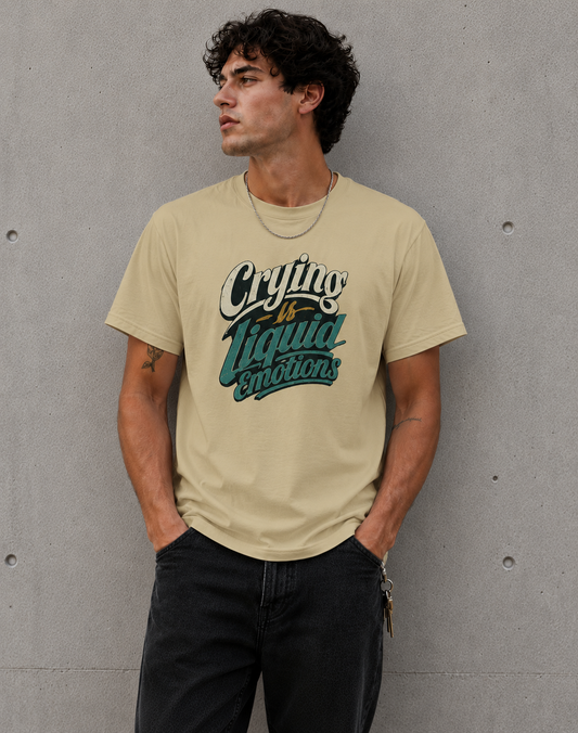 Crying Is Healing Emotions Graphic T-Shirt
