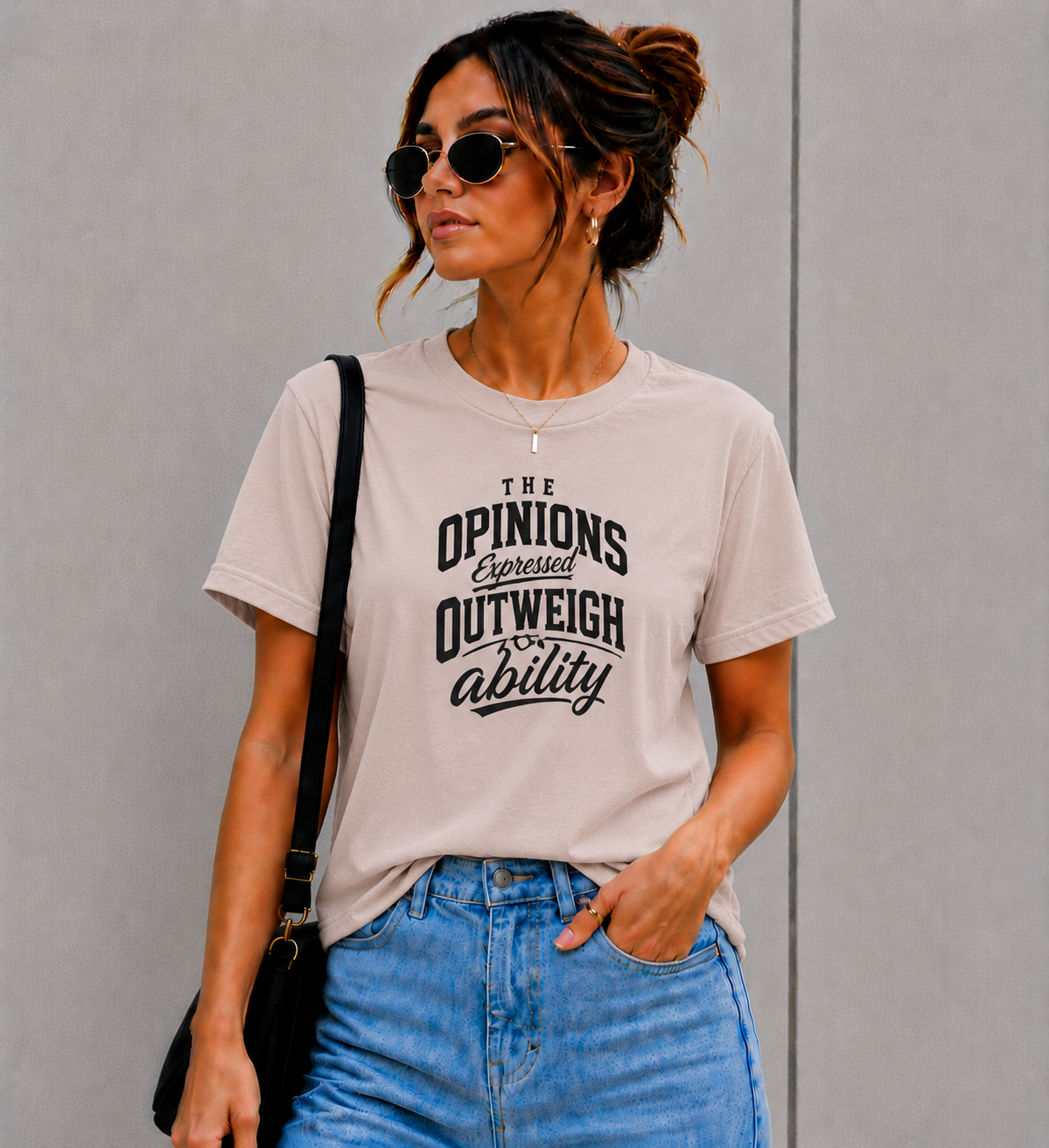 Opinions Doesn’t Outweigh Your Ability Motivational T-Shirt – Confidence Quote Graphic Tee
