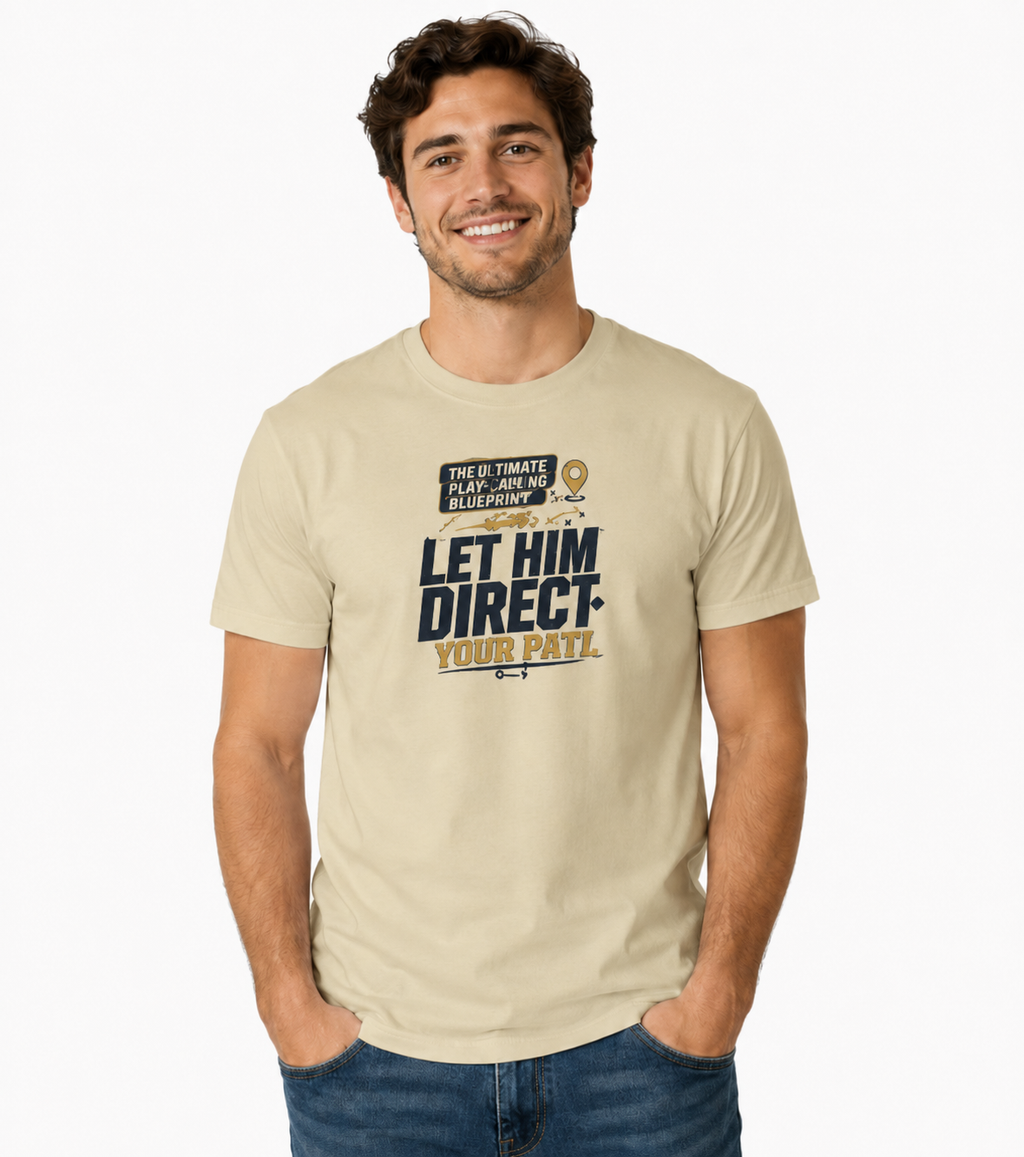 Let Him Direct Your Path Christian Graphic T-Shirt
