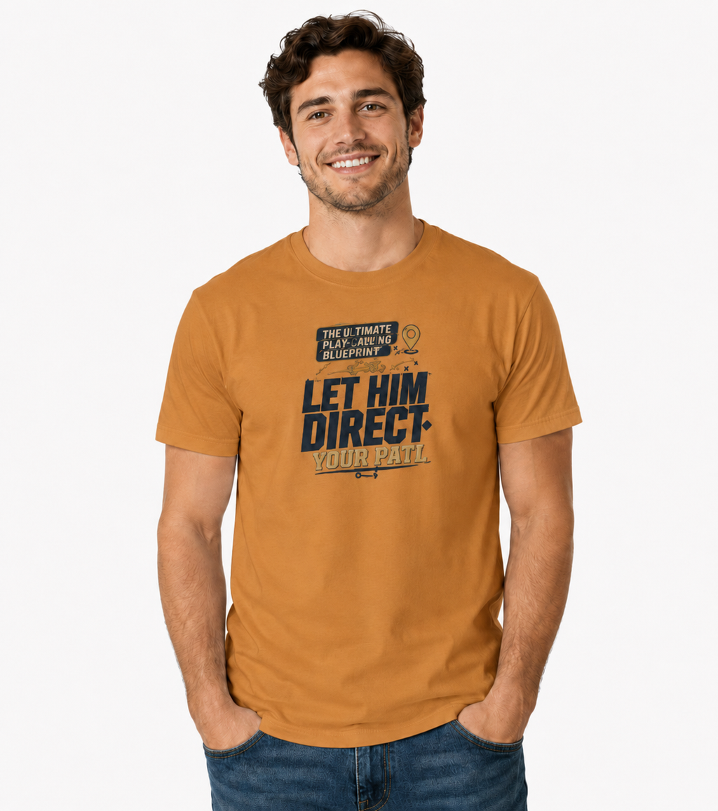 Let Him Direct Your Path Christian Graphic T-Shirt