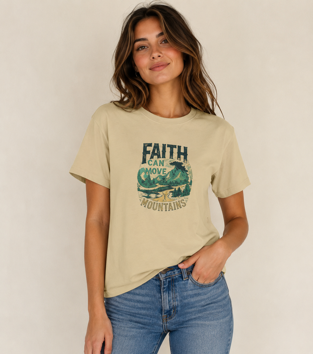 Faith as Deep as the Ocean Christian Graphic T-Shirt