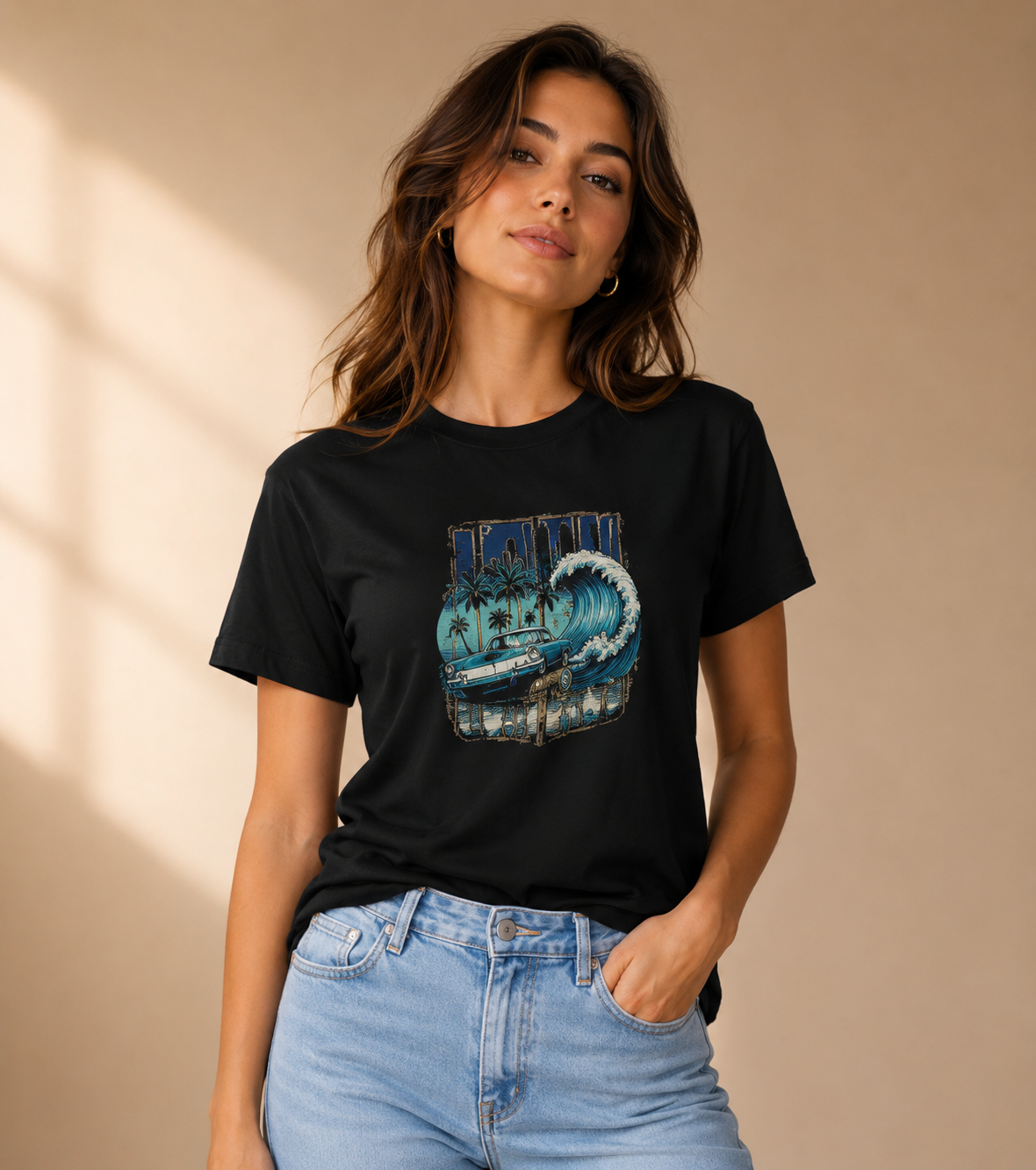 Faith as Deep as the Ocean Christian Graphic T-Shirt