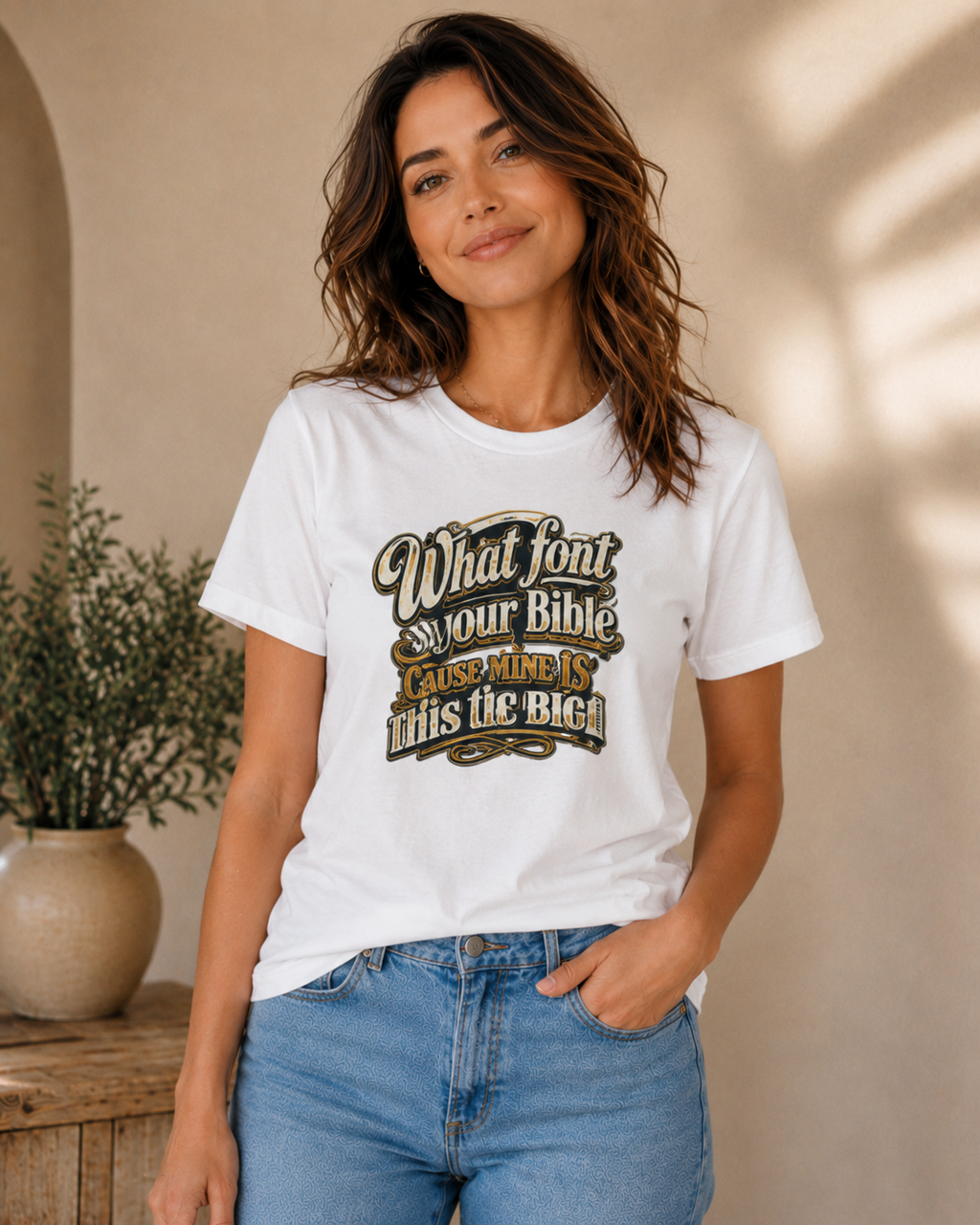 Faith Over Fear Vintage Christian T-Shirt